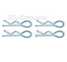 Wltoys 124019 R-Clips Parts,Pin,R-Shape Fixed Pin for the Body shell cover(4pcs)-18428.0441
