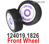 Wltoys 124019 Front Wheel Tires unit. 124019.1826