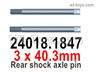 Wltoys 124018 Rear shock axle. 124018.1847. 3x40.3mm.