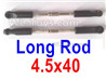 Wltoys 124019 Long rod assembly(2pcs)-4.5x40-124019.1289