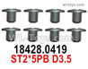 Wltoys 124019 Screws 18428.0419 Screws. ST2x5PB D3.5.