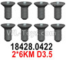 Wltoys 124019 Screws 18428.0422 Screws. 2x6KM D3.5.