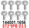 Wltoys 124019 Screws 124019.1656 Screws. 2.5x8PWM6.