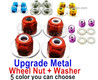 Wltoys 124019 Upgrade Metal Nut for the Wheel + Washer-4 set