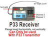 Wltoys 124019 Upgrade P33 Receiver board, Control Board. 