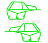 Wltoys 12409 12409.0569 Left and Right Rollcage