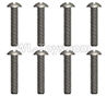 Wltoys 12409 Pan head screws(8PCS)-M3X10-12401.0254