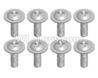 Wltoys 12409 Pan head screws with Tape(8PCS)-M2.5X6X6-A949-43