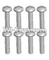 Wltoys 12423 Car Spare Parts-00105 Cross recessed pan head screws(8PCS)-M2.5X16 PM