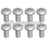 Wltoys 12423 Car Spare Parts-00107 Cross recessed pan head screws(8PCS)-M4X12 PM
