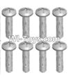 Wltoys 12423 Car Spare Parts-00109 Cross recessed pan head screws(8PCS)-M2X8 PM