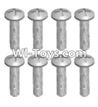 Wltoys 12423 Car Spare Parts-00111 Cross recessed pan head screws(8PCS)-M2X12 PM