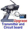 Wltoys 12423 Car Spare Parts-00126-02 Upgrade P33 Transmitter and CiRCuit board