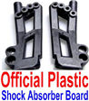 Wltoys 12423 Car Spare Parts-0037 Left and Right Rear shockproof frame,Left and Right Rear Shock Absorbers frame