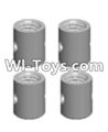 Wltoys 12423 Car Spare Parts-0079 Universal shaft sleeve(4PCS-4.0X5MM)