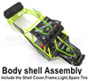 Wltoys 12427 Body shell assembly-Include the All Roll cage,Shell cover,Light,Spare Tires