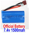 Wltoys 12427 Battery Parts-7.4V 1500mah Battery(1pcs)-12427-00123