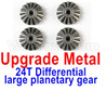Wltoys 12427 Upgrade Metal 24T Differential large planetary gear-12427-0013