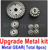 Wltoys 12427 Upgrade Metal Kit-(Metal gear,total 8pcs)
