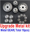 Wltoys 12427 Upgrade Metal Kit-(Metal gear,total 16pcs)