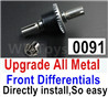 Wltoys 12427 Upgrade All Metal Front Differentials-12427-0091,Can Directly install,So Easy