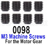 Wltoys 12427 M3 Machine Screws-M3X3-12427-0098