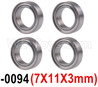 Wltoys 12427 Bearing-7X11X3mm,12427-0094,Total 4pcs