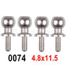Wltoys 12427 Screws Parts-12427-0074 Ball head screw(M4.8X11.5)-4PCS