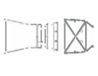 Wltoys 12428-C.12428-B.0352 Middle Roll cage A,B,C,D Parts