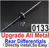 Wltoys 12429 Upgrade All Metal Rear Differentials Parts-2019 Version,Can Directly install,So Easy,Can be used for Wltoys 12428 12429 12628