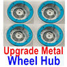 Wltoys 12428 Upgrade Metal Wheel hub(4pcs)-Not include the Tire lether