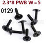 Wltoys 12428 Pan head screws with cross media(8PCS)-M2.3X8 Parts, 12428-0129