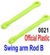 Wltoys 12428 Swing arm Rod B(2pcs) Parts-Official Plastic ,12428-0021, Wltoys 12428 Upgrade Parts
