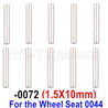 Wltoys 12428 Positioning pin,Axis Pin(1.5X10mm)-10pcs Parts, 12428-0072