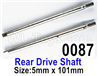 Wltoys 12428 Rear axle drive shaft(2PCS)-5X101MM Parts, 12428-0087