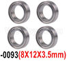 Wltoys 12428 Bearing(4pcs-8X12X3.5MM) Parts, 12428-0093
