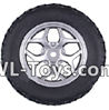 Wltoys 18428 Whole wheel unit(1 set)-Black
