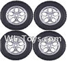 Wltoys 18428 Whole wheel unit(4 set)-Black