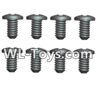 Wltoys 18428 Phillips pan head screws-2X5PM(8pcs)