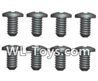 Wltoys 18428 Phillips Round head Machine screws-2.5X4PB(8pcs)