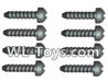 Wltoys 18428 Phillips Round head Self-tapping screws-ST2X10PB(8pcs)