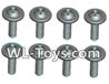 Wltoys 18428 Phillips Round head Self-tapping screws With media-ST2X10PWB(8pcs)