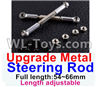 JJRC Q46 Upgrade Metal steering rod Parts(2pcs)-Silver-(Full length-54~66mm)-Length adjustable
