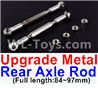 JJRC Q46 Upgrade Metal Rear axle Rod Parts(2pcs)-Silver-(Full length-84-97mm)