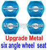 JJRC Q46 Upgrade Metal Combination device, six angle wheel seat(4pcs)