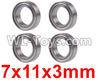 JJRC Q46 Bearing(4pcs-7X11X3MM)