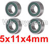 JJRC Q46 Bearing(4pcs-5X11X4MM)