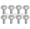 JJRC Q46 Pan head screws with cross media(8PCS)-M2X8 PMW