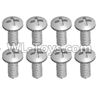 JJRC Q46 screws Parts-Cross recessed pan head screws(8PCS)-M4X12 PM