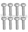 JJRC Q46 screws Parts-Cross recessed pan head screws(8PCS)-M2.5X20 PM